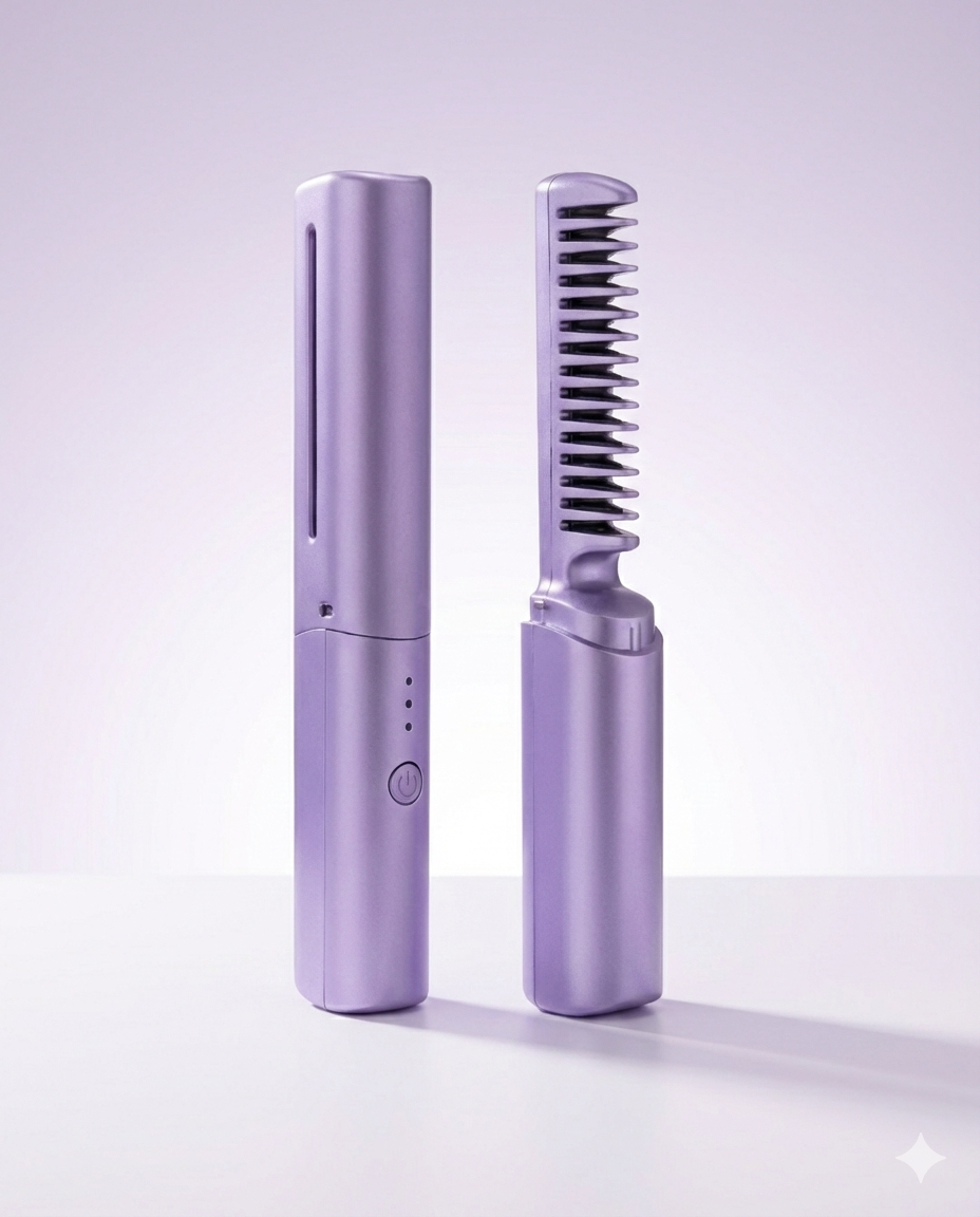 NESTE Portable Mini Hair Straightener (Rechargeable)